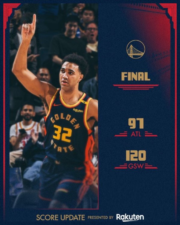 维金斯27分库里23分 骁雄擒老鹰不息领跑西部