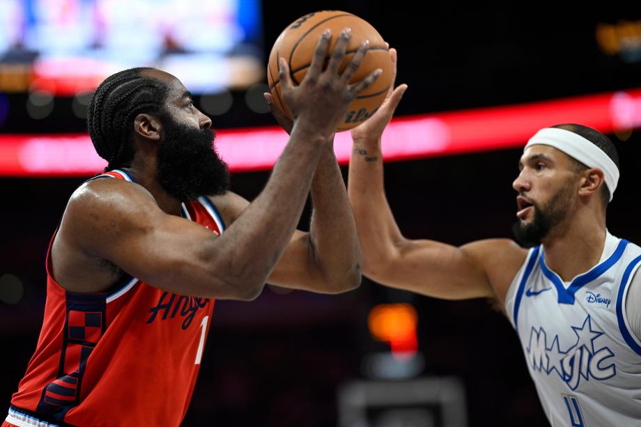 [图]萨格斯23+7哈登31+8 魔术送快船3连败