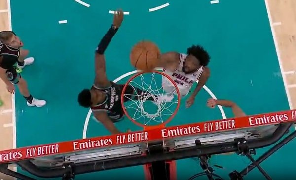 驱逐要加强！恩比德贯穿3个回合补篮不中 终末点篮终于驱逐